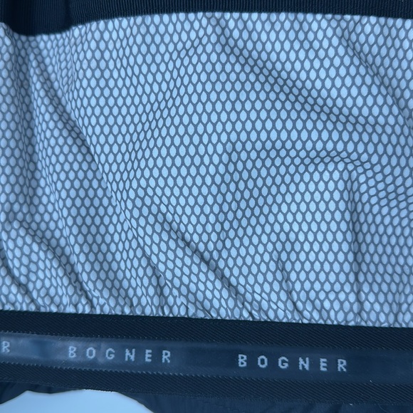 Bogner black ski jacket with lamb fur removable collar and suede fringe XS $2200 - Picture 10 of 16